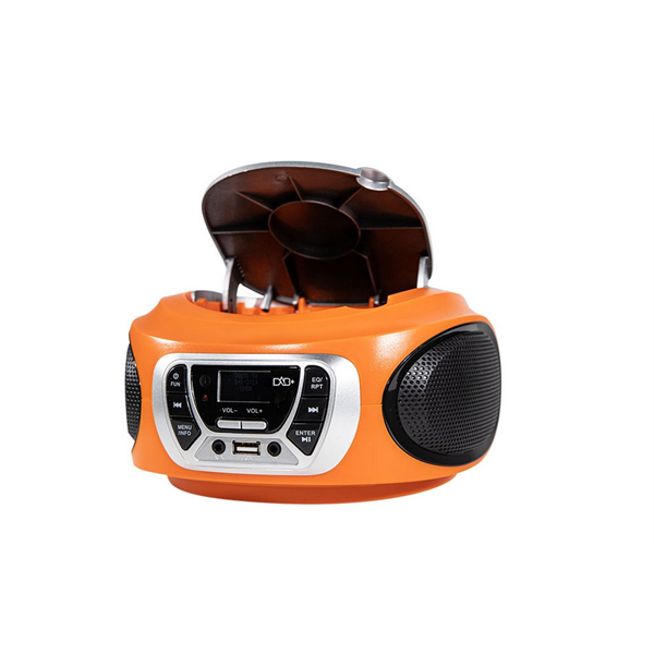 Trevi CMP 510 DAB hordozható CD/DAB/DAB+/FM/AUX/USB narancssárga boombox - Image 3