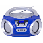 Trevi CMP 544BT hordozható CD/Bluetooth/FM/USB/AUX kék boombox - Image 2