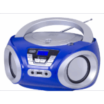 Trevi CMP 544BT hordozható CD/Bluetooth/FM/USB/AUX kék boombox - Image 3