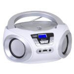 Trevi CMP 544BT hordozható fehér Bluetooth/FM/USB/AUX/CD boombox - Image 3