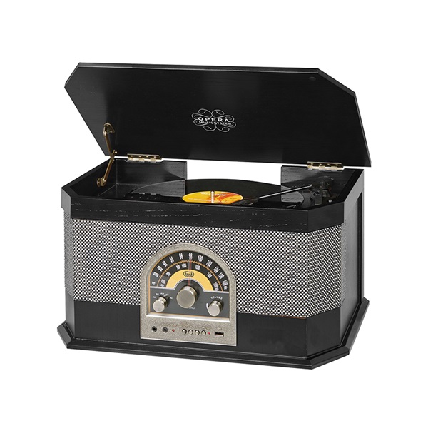 Trevi TT 1040 E USB/Bluetooth fekete retro bakelit lemezjátszó - Image 1