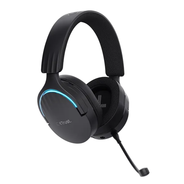 Trust GXT491 Fayzo vezeték nélküli fekete gamer headset - Image 2