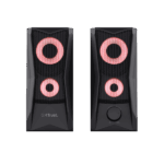 Trust Hangszóró 2.0 - GXT606 Javv (6W RMS; hangerőszabályzó; 3,5mm jack; USB tápcsatlakozó; fekete; világítás) - Image 4