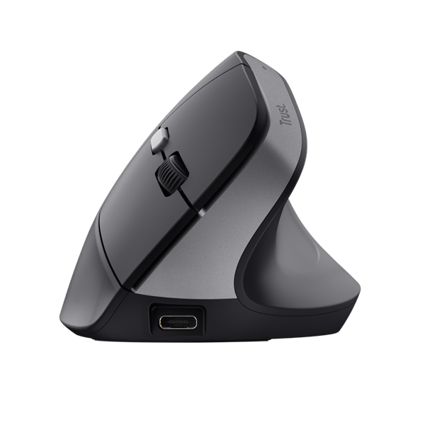 Trust Bayo II Ergonomic vezeték nélküli fekete egér - Image 6