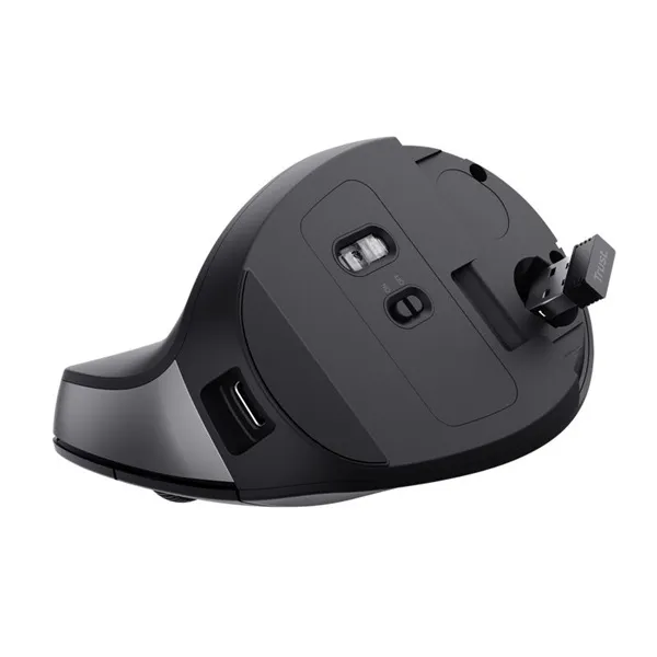 Trust Bayo II Ergonomic vezeték nélküli fekete egér - Image 7
