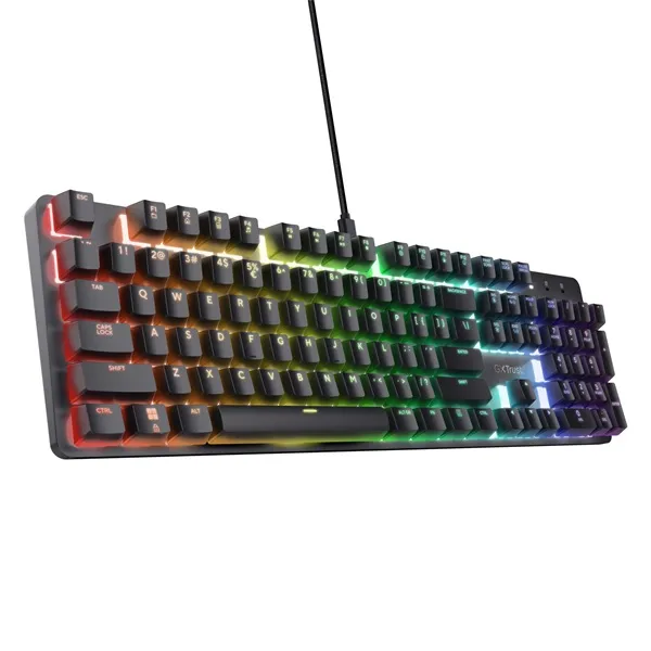 Trust 25683 GXT 871 Zora HUN fekete mechanikus gamer billentyűzet - Image 2