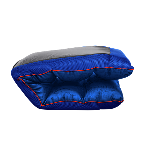 Trust 25740 GXT 718SM Rayzee Superman összecsukható gamer padlófotel - Image 5