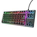 Trust 26063 GXT 833 Thado TKL háttérvilágítású magyar fekete gamer billentyűzet - Image 2
