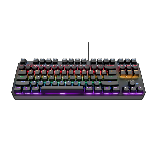 Trust GXT834 Callaz TKL US fekete mechanikus gamer billentyűzet - Image 2