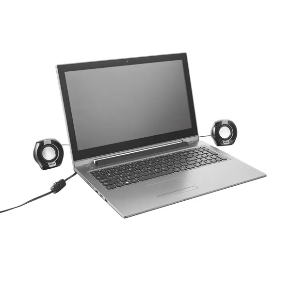Trust Polo Compact 2.0 jack 8W USB fekete-ezüst hangszóró - Image 3