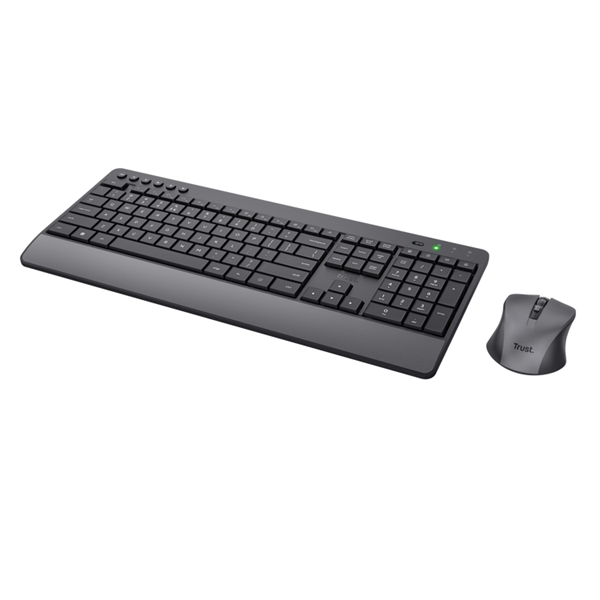 Trust Trezo Comfort HUN fekete vezeték nélküli billentyűzet + egér - Image 2