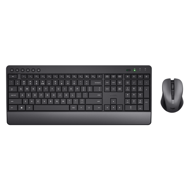 Trust Trezo Comfort HUN fekete vezeték nélküli billentyűzet + egér - Image 4