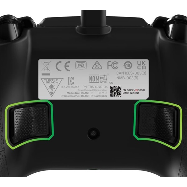 Turtle Beach TBS-0740-05 REACT-R PC/Xbox One/Xbox Series X|S vezetékes zöld kontroller - Image 10