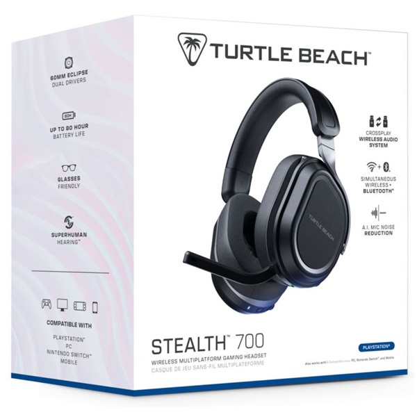 Turtle Beach TBS-3101-05 Stealth 700PS GEN3 PS4/PS5/PC vezeték nélküli fekete gamer headset - Image 5
