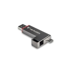 Verbatim 32041 256GB USB 3.2 Gen 1 A/USB-C Dual QuickStick Flash Drive