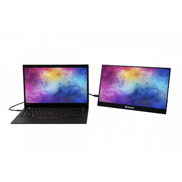 Verbatim 49590 14" PM-14 FHD IPS HDMI/USB-C fekete monitor - Image 7