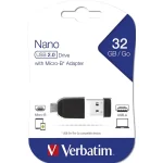 Verbatim 49822 Store `n` Stay 32GB USB 2.0 nano Flash Drive + adapter - Image 4