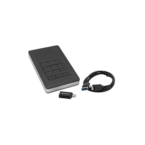 Verbatim 53401 1TB Store `n` Go Secure with Keypad Access külső winchester - Image 5
