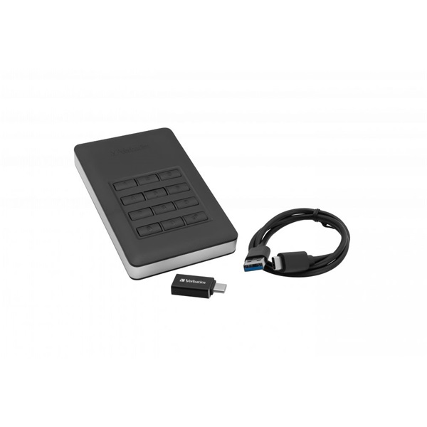 Verbatim 53403 2TB Store `n` Go Secure with Keypad Access külső winchester - Image 5
