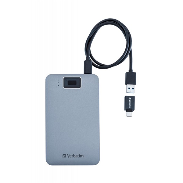 Verbatim 53652 Executive 1TB USB 3.2 Gen 1/USB-C szürke FIPS titkosított külső winchester - Image 5
