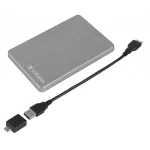 Verbatim 53662 Store `n` Go ALU Slim 2,5” 1TB USB 3.2 Gen 1 szürke HDD - Image 4
