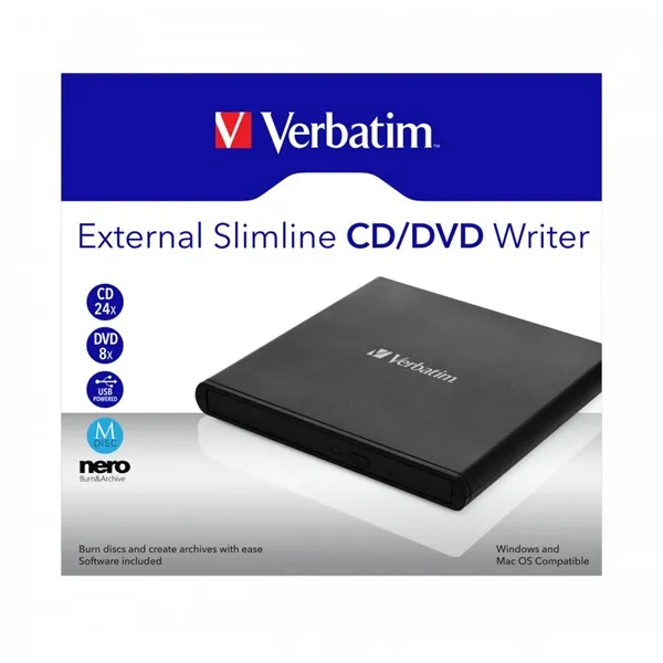 Verbatim 98938 USB 2.0 fekete DVD/CD író külső meghajtó - Image 3