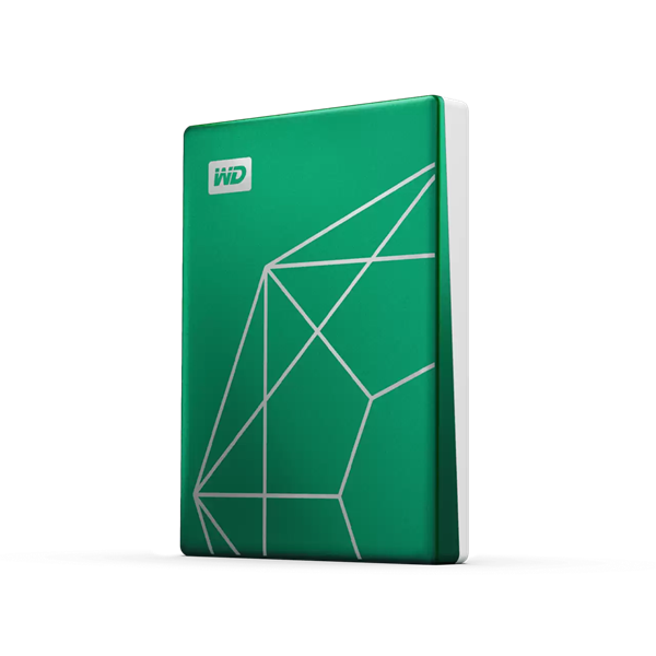 Western Digital 2TB USB 3.2 2,5" My Passport Ultra 20th Emerald Anniversary Edition zöld külső winchester - Image 1