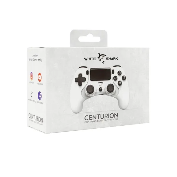 White Shark GPW-4006 CENTURION PS3/PS4 vezetékes és vezeték nélküli fehér kontroller - Image 10