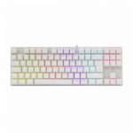 White Shark COMMANDOS GK-2106W/BL-HU fehér mechanikus magyar (blue switch) gamer billentyűzet