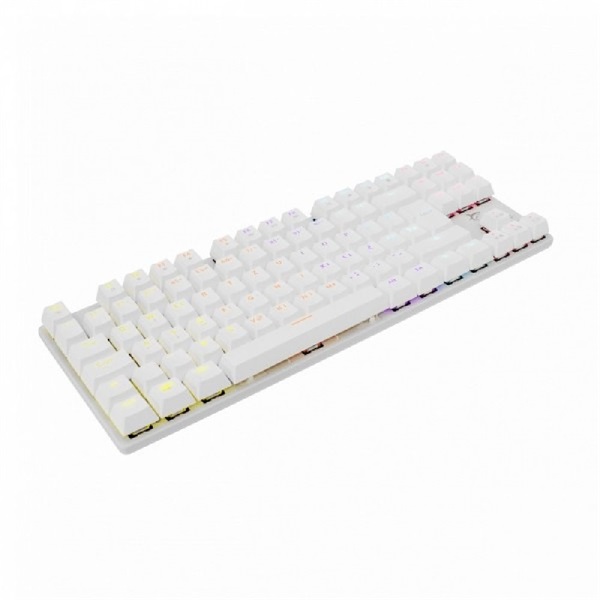 White Shark COMMANDOS GK-2106W/BL-HU fehér mechanikus magyar (blue switch) gamer billentyűzet - Image 2