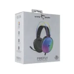 White Shark FIREFLY GH-2342B fekete gamer fejhallgató - Image 15