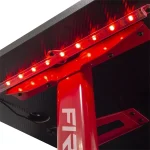White Shark FIRE SHADOW fekete-piros gamer asztal - Image 3