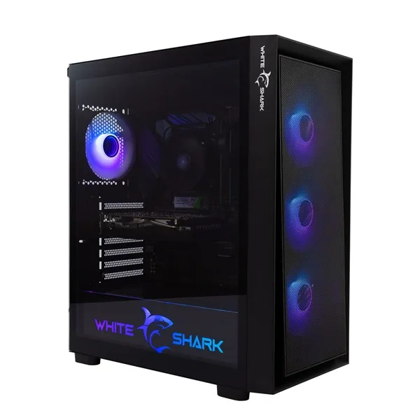 White Shark GCC-2401B Warhead fekete (táp nélküli switch) ablakos E-ATX ház
