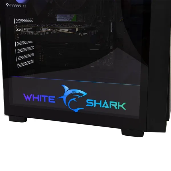 White Shark GCC-2401B Warhead fekete (táp nélküli switch) ablakos E-ATX ház - Image 2