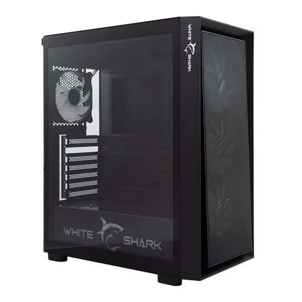 White Shark GCC-2401B Warhead fekete (táp nélküli switch) ablakos E-ATX ház - Image 6
