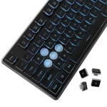 White Shark GK-003141B-US Tachi US fekete gamer billentyűzet - Image 4