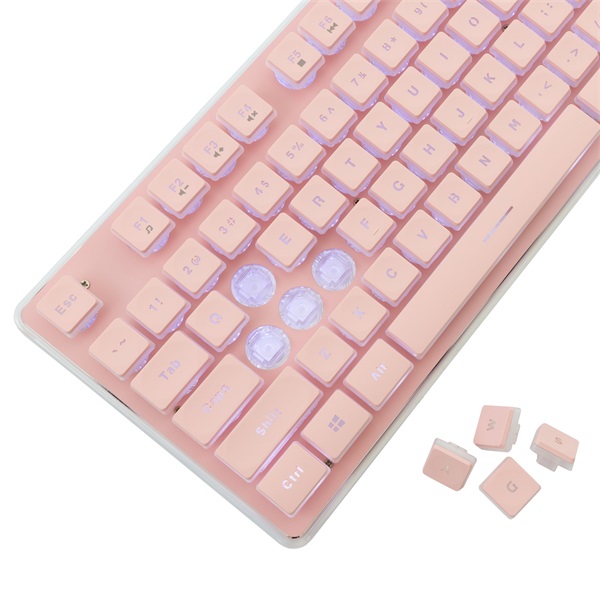 White Shark GK-003441P-US Tachi US pink gamer billentyűzet - Image 4