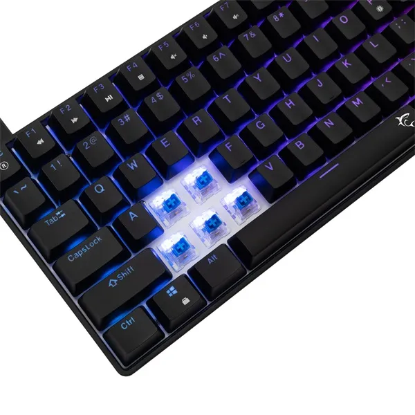 White Shark GK-005121-B/BL-US Hamachi US fekete (blue switch) gamer billentyűzet - Image 5