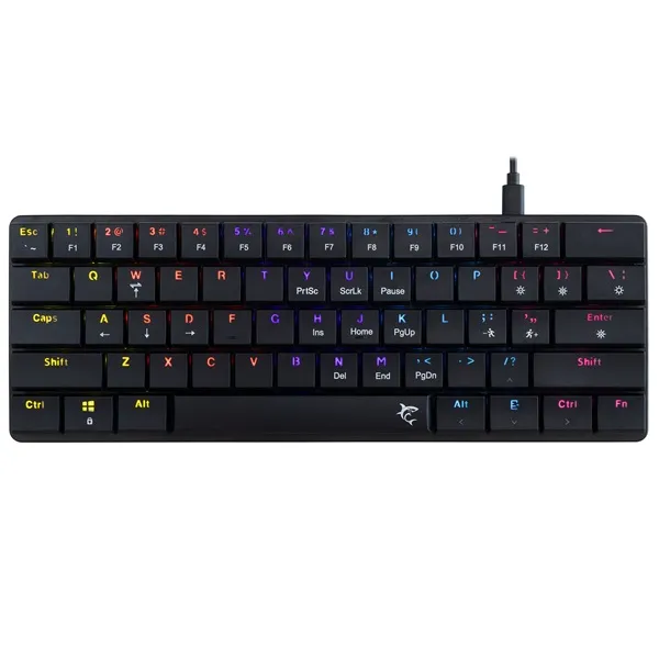 White Shark GK-006111-B/R-US Nagamaki US fekete (red switch) gamer billentyűzet