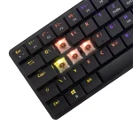White Shark GK-006131-B/BR-US Nagamaki US fekete (brown switch) gamer billentyűzet - Image 7