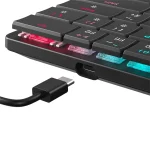 White Shark GK-006131-B/BR-US Nagamaki US fekete (brown switch) gamer billentyűzet - Image 9