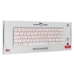 White Shark GK-006211-W/R-US Nagamaki US fehér (red switch) gamer billentyűzet - Image 9