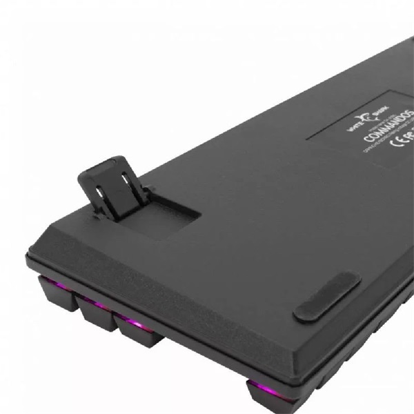 White Shark COMMANDOS GK-2106B/R-US fekete mechanikus gamer billentyűzet - Image 7