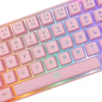 White Shark GK-2201P-US Ronin US pink gamer billentyűzet - Image 5
