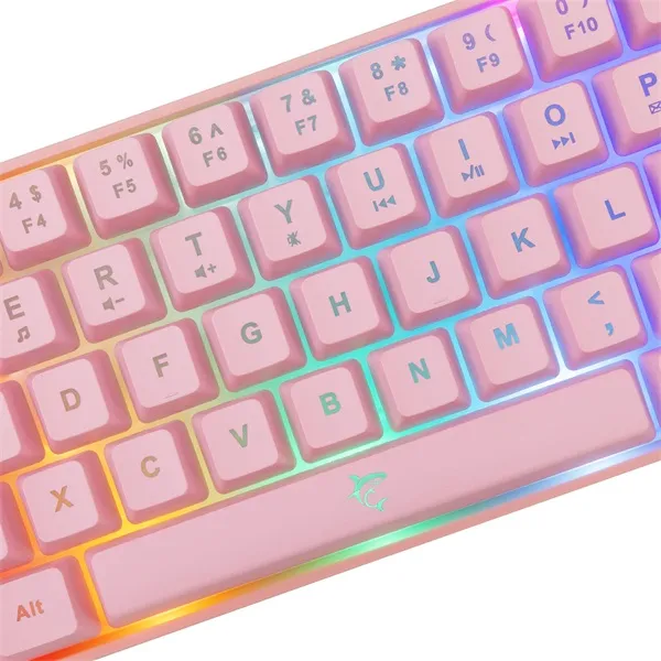 White Shark GK-2201P-US Ronin US pink gamer billentyűzet - Image 5