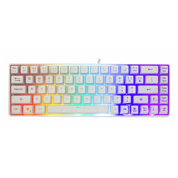 White Shark GK-2201W-HU RONIN-W fehér gamer billentyűzet - Image 6