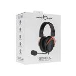 White Shark GORILLA GH-2341B/R fekete/piros gamer fejhallgató - Image 13