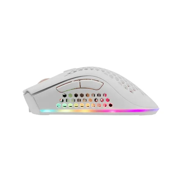 White Shark LIONEL WGM-5012W vezeték nélküli fehér gamer egér - Image 11