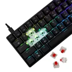 White Shark SHINOBI 2 GK-004111B/R-US US fekete mechanikus (red switch) gamer billentyűzet - Image 4