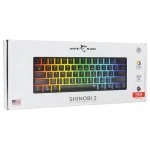 White Shark SHINOBI 2 GK-004111B/R-US US fekete mechanikus (red switch) gamer billentyűzet - Image 12